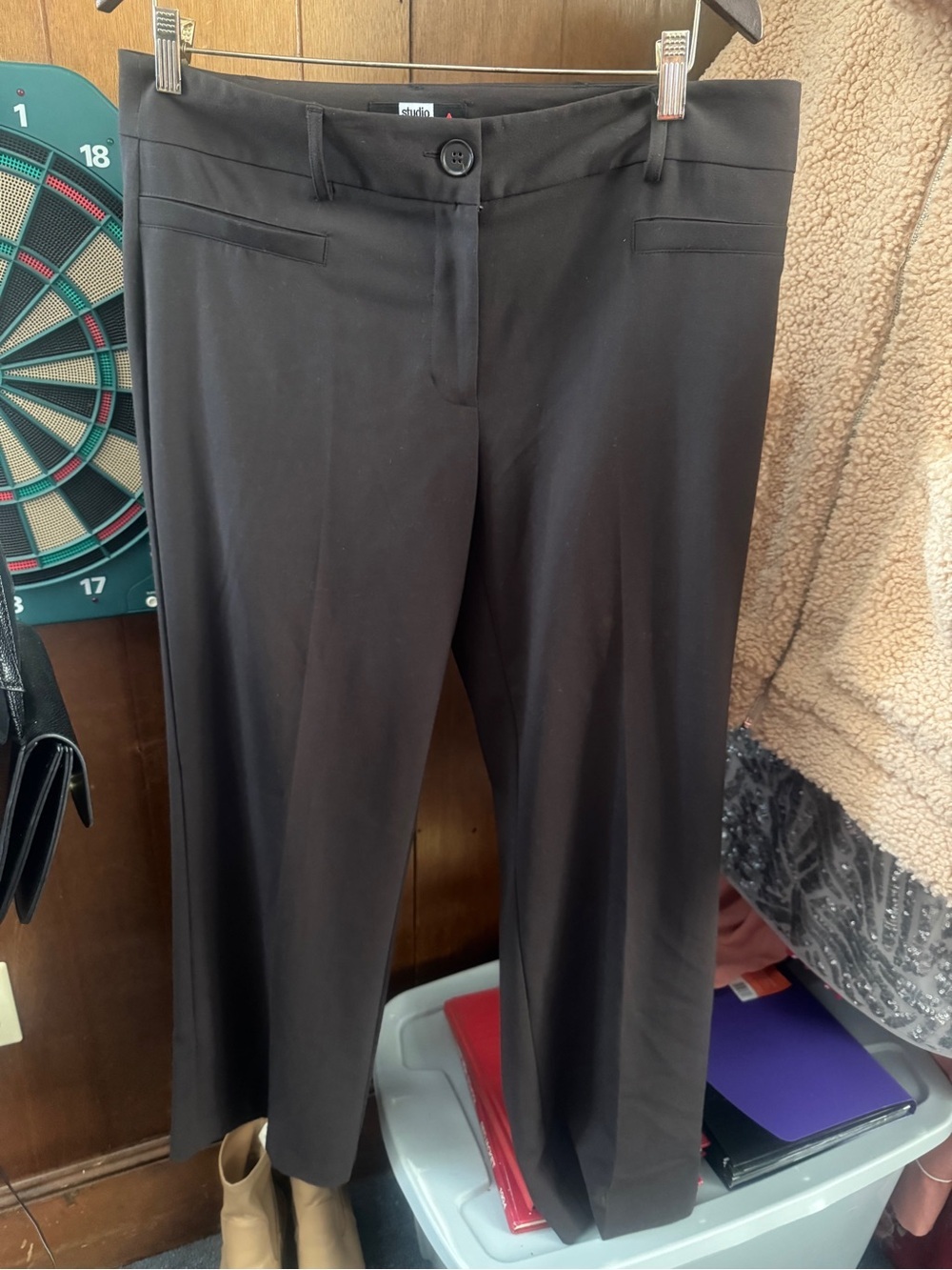 STUDIO 1940 MARISSA PETITE BLACK DRESS PANTS – SIZE 9MP
